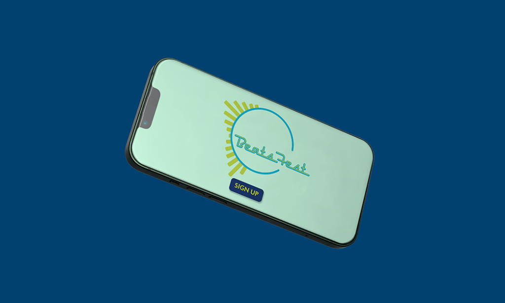 Brand style phone app design.