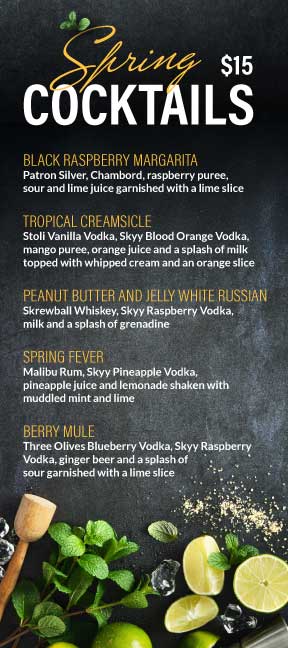 Mane bar cocktail sign